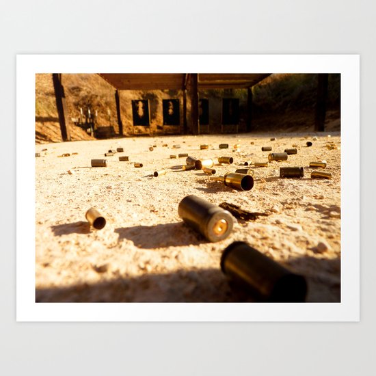 the shooting range. Art Print