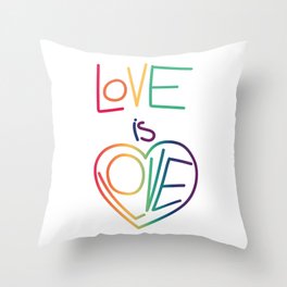 Love is Love Throw Pillow