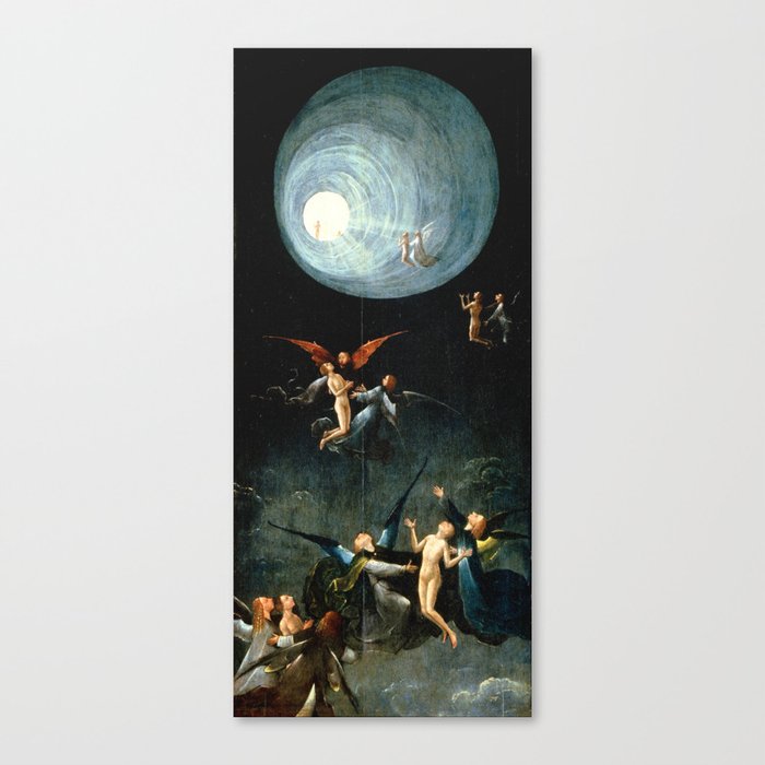 Hieronymus Bosch - Ascent of the Blessed 1504 Canvas Print