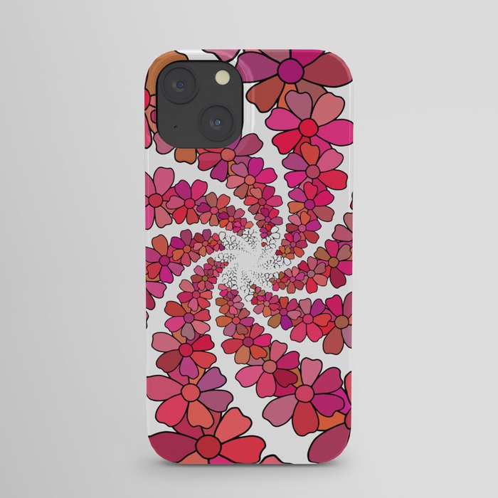 PINK Flower Kaleidoscope iPhone Case