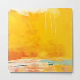 sunny landscape Metal Print | Reflection, Curated, Digital, Decor, Acrylic, Interior, Art, Curry, Abstract, Painting 
