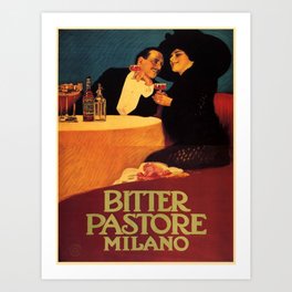 0069 Vintage Travel Poster Art Milano