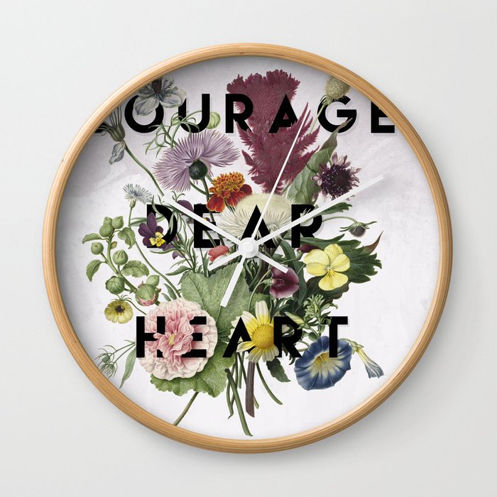Courage Wall Clock