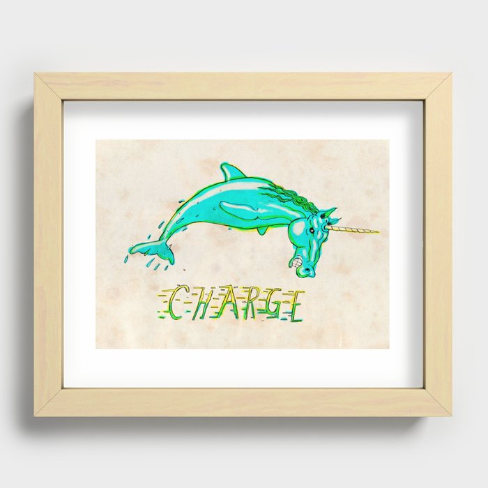 CHARGE! Recessed Framed Print