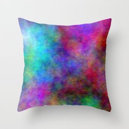 Nebula Space Abstract Throw Pillow