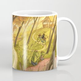 Bike Ride Through The Woods Coffee Mug