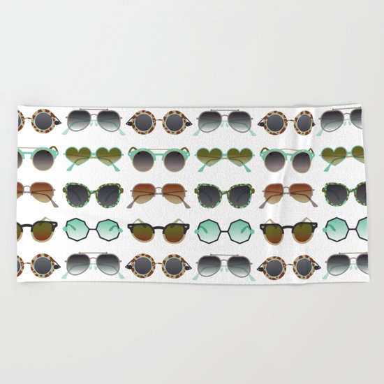 Sunglasses Collection – Mint & Tan Palette Beach Towel