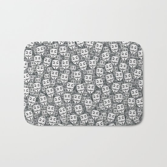 Anonymous masks Bath Mat