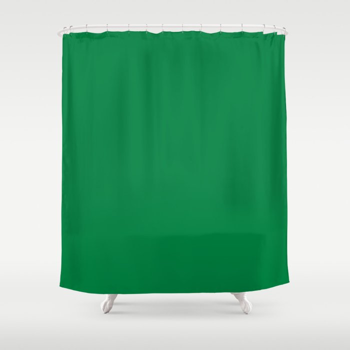 Solid Color Teal Green Shower Curtain By Annaleeblysse Society6