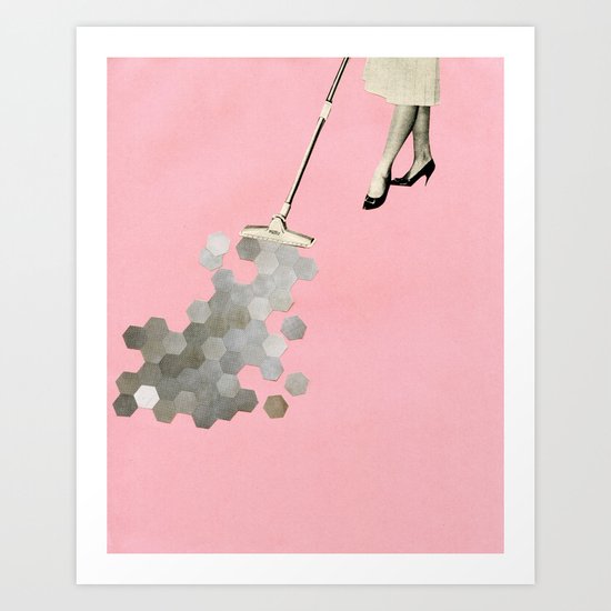Picking Up the Pieces Art Print