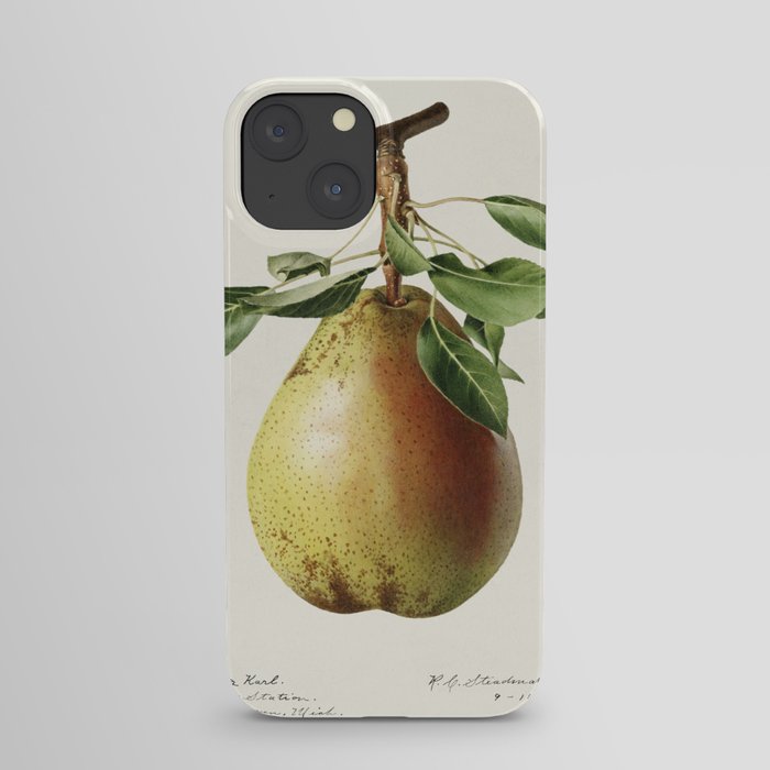Pear (Pyrus Communis) (1919) by Royal Charles Steadman. iPhone Case