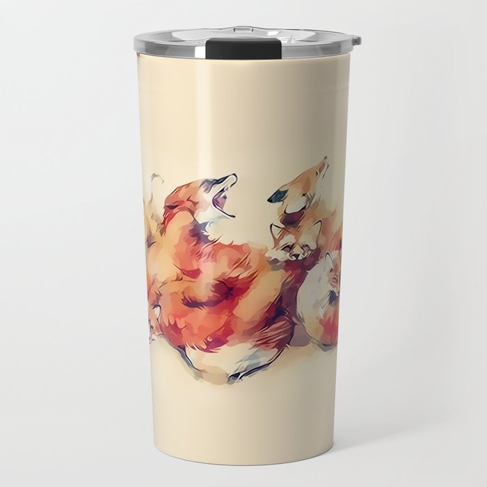 Fox Family Travel Mug