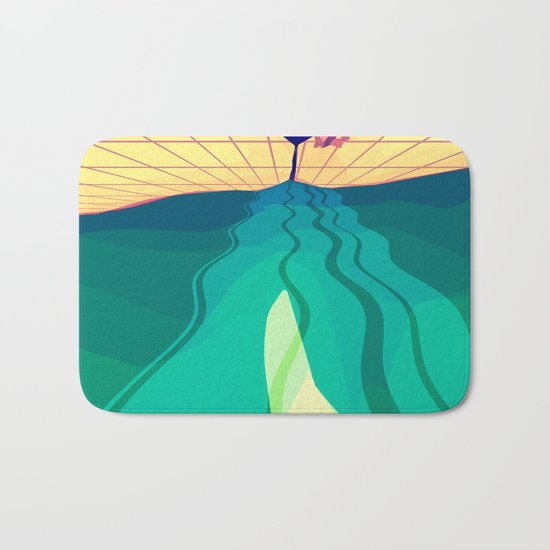 Over the Horizon Bath Mat