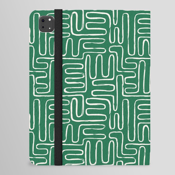 Amazon Green Boho Labyrinth  iPad Folio Case