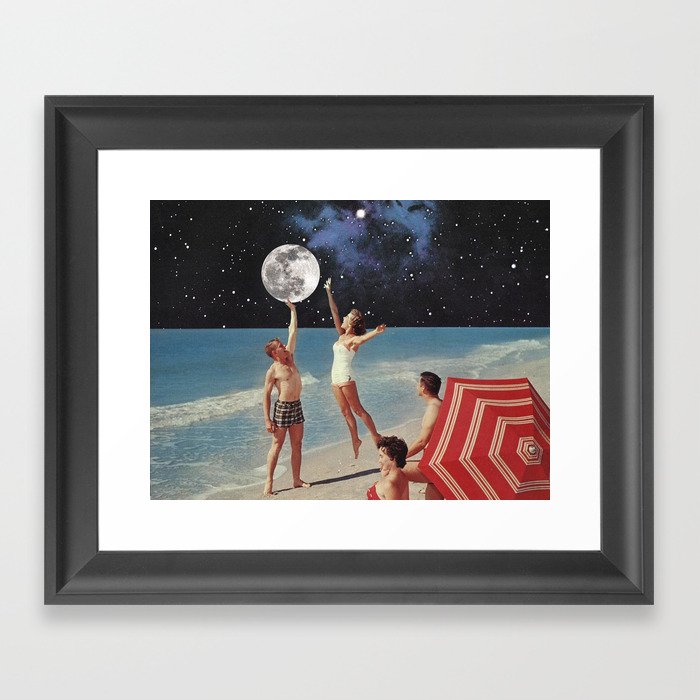 Reaching for the Moon Framed Art Print