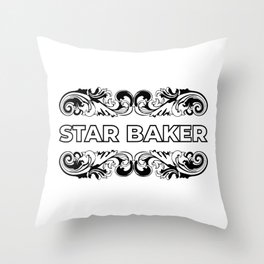 star baker Throw Pillow