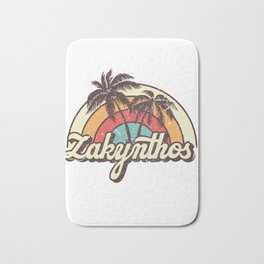 Zakynthos beach city Bath Mat