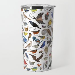 Bird Pattern Travel Mug
