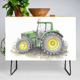 Green tractor Credenza