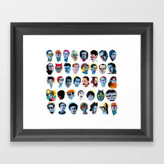 Heads Framed Art Print
