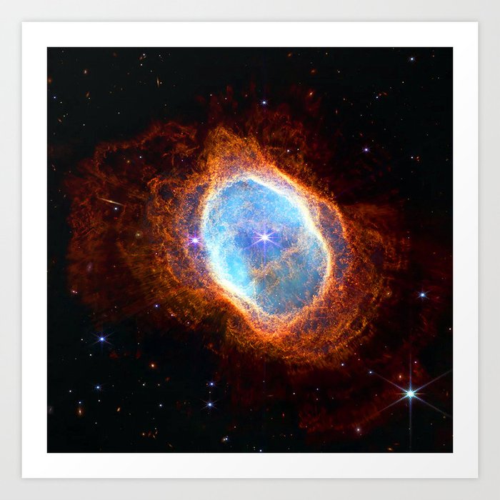 Webb Southern Ring Nebula Art Print