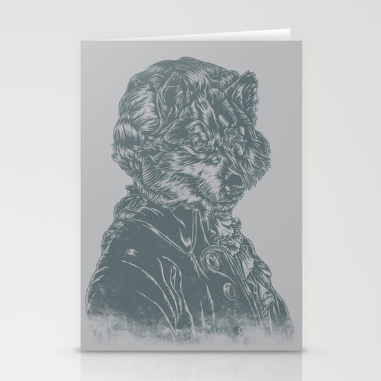Wolf Amadeus Mozart Stationery Cards