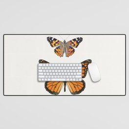 Monarch Butterflies - Minimalist Nature Photography Desk Mat
