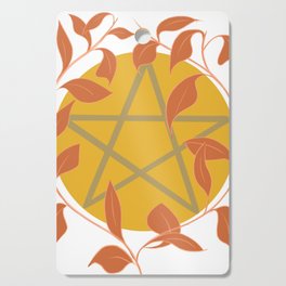 Autumn Pentagram Cutting Board