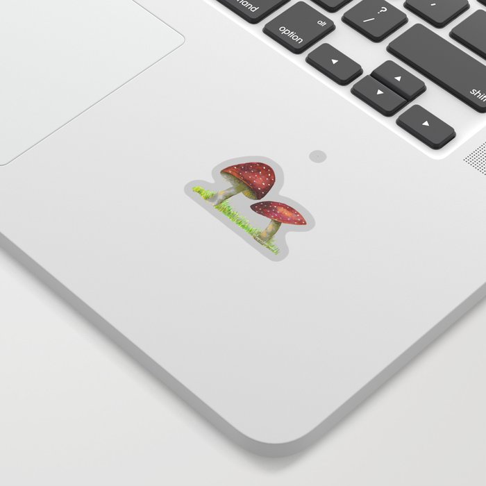 Red Mushroom Sticker