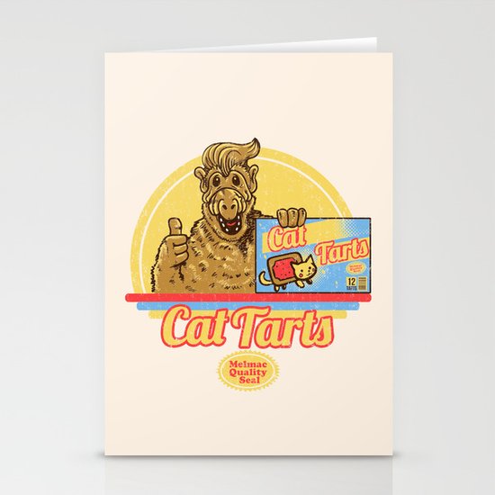 Cat Tarts Stationery Cards