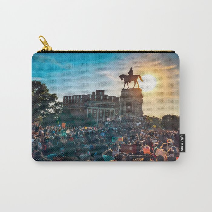 Black Lives Matter Protest at Lee Monument June 2020 Richmond Virginia Carry-All Pouch