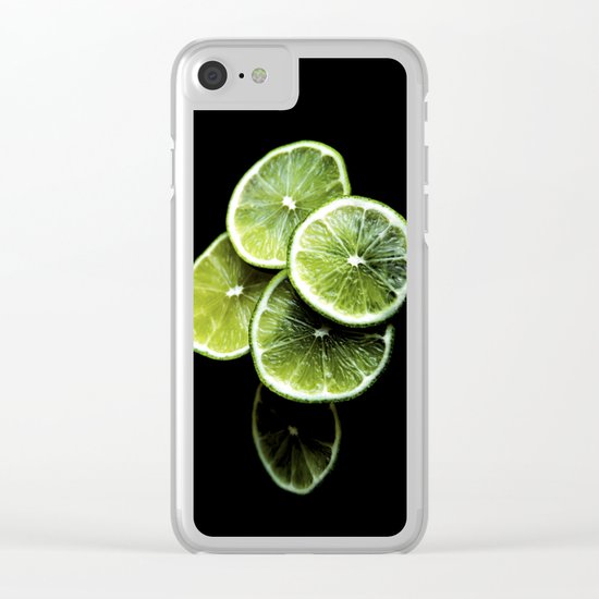 lemon lima Clear iPhone Case