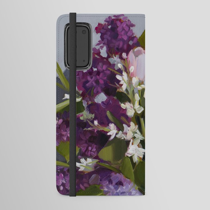 Purple Lilacs  Android Wallet Case