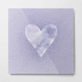 Lavender heartwork Metal Print