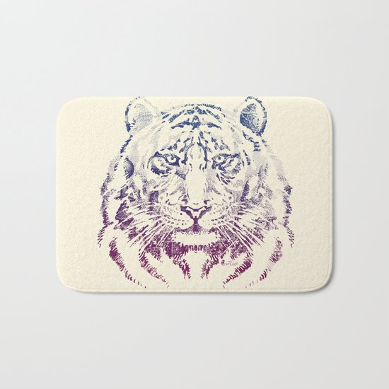 TIGER HEAD Bath Mat