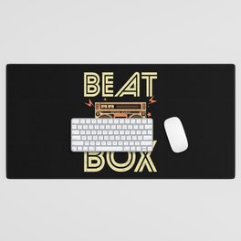 Cool Beat Box Retro Music Desk Mat