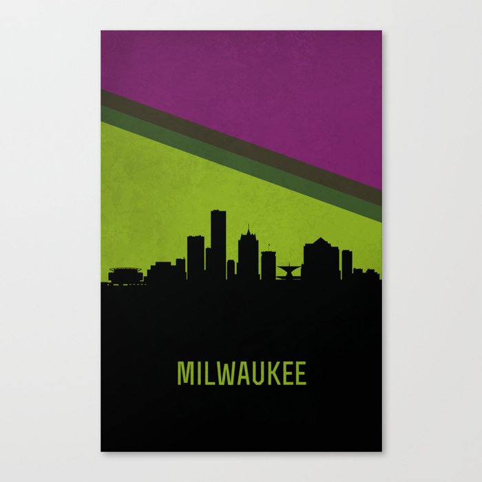 Milwaukee Skyline Canvas Print