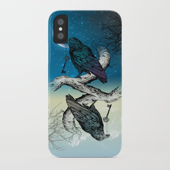 Raven's Key Night+Day iPhone Case
