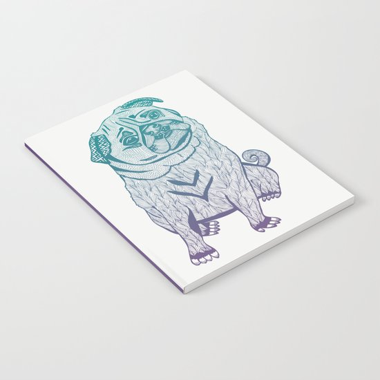 Duotone Pug Notebook