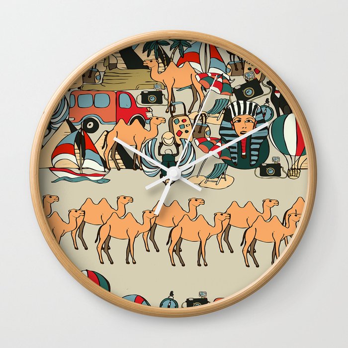 journey to Egypt Wall Clock