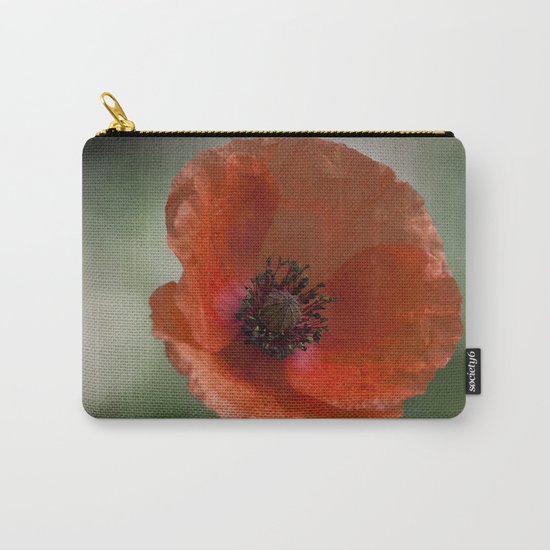 Poppy at backlight 1 Carry-All Pouch
