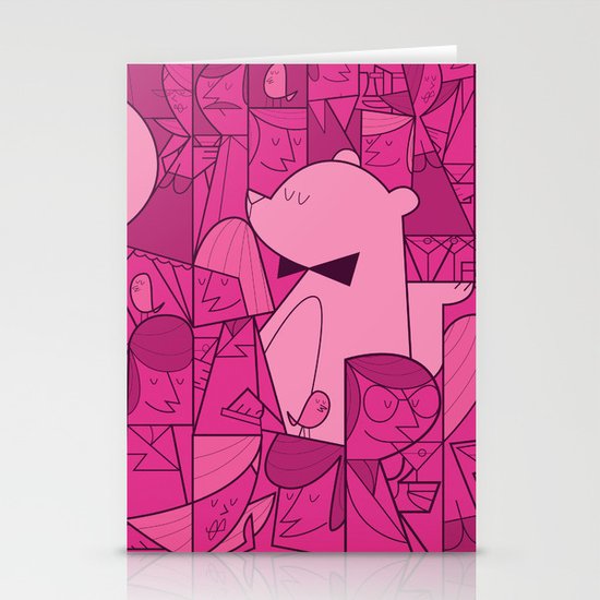Pajama Party Stationery Cards