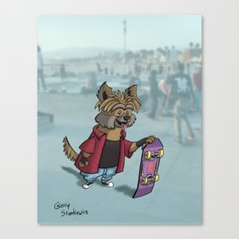 Shred Dog Terry Canvas Print
