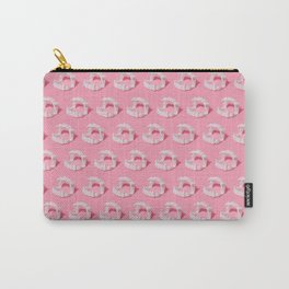 FANGS Carry-All Pouch | Bite, Teeth, Bright, Fang, Cute, Vampirefangs, Pink, Vampire, Neon, Sharp 