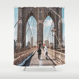 Brooklyn Bridge | New York City | Travel Photography in NYC Shower Curtain