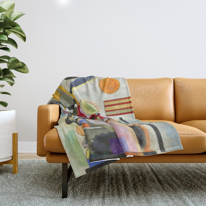 Wassily Kandinsky | Kandinsky Swinging | Swinging Throw Blanket