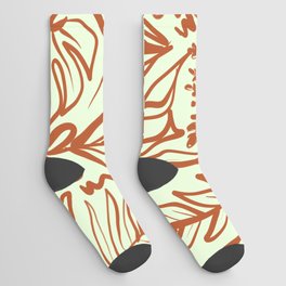 Contemporary Jungle Pattern Socks