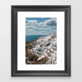 Santorini Greece Framed Art Print