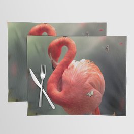 Flamingo with Butterflies Placemat