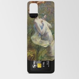 Ophelia madly in love (drowning) from William Shakespeare's Hamlet portrait woman under water painting Android Card Case